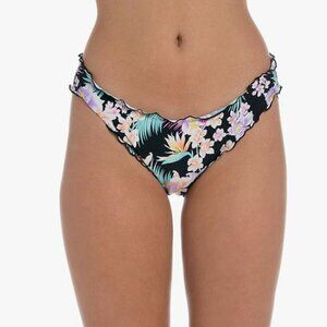 Hobie Merrow Ruffled Hipster Swimsuit Bikini Bottom Juniors Size 16 NWOT